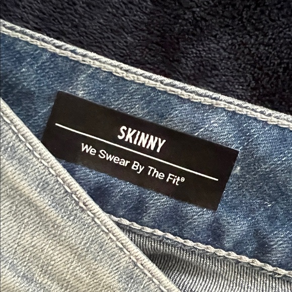 Torrid Light Blue Distressed Boyfriend Jeans - Picture 3 of 3